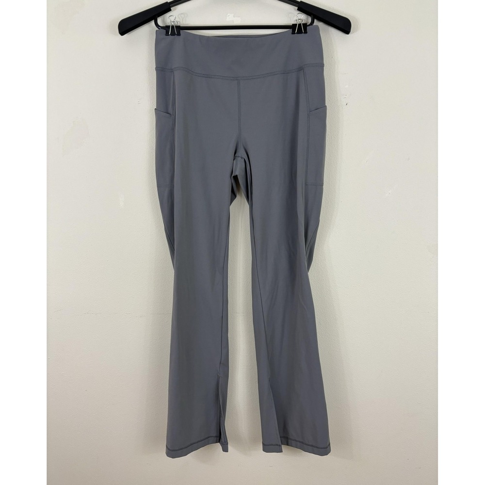 Duluth Trading Pants Womens Small Gray Straight Leg Vented Hem Athletic Pockets